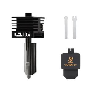 밤부 랩 H2D/H2S/P2S 핫엔드 프린트 헤드용 0.4mm 프린터 키트 경화 강철 노즐과 실리콘 커버가 있는 3D