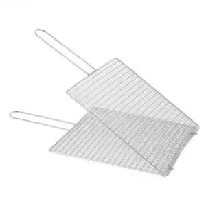 [JED] 스테인리스 양면 캠핑용 바베큐 석쇠망 석쇠 그릴망