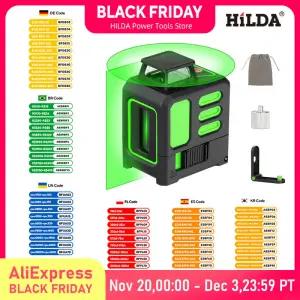 레이저레벨기 전자식 HILDA 녹십자 레이저 레벨 미터 360 자동 건설 장비 기기