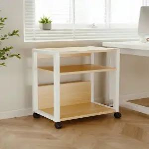 이동식 프린터 선반 책상 거치대 보관대 사무실 프린트받침대 다용도