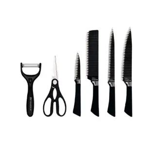 에버리치 주방칼 고급6종 ER-0238 칼세트 감자칼 가위 도마 중식도 채칼 과도