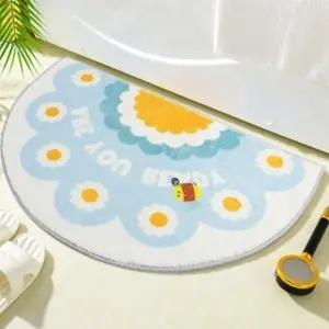 푹신푹신 소프트 반달 발매트 화장실