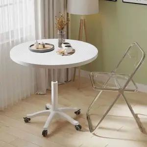 이동식 높이조절 원형 테이블 리프트 사이드 원탁 탁자