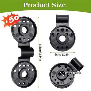 쉐이드 천 클립 원단 클램프 그로밋 그로메트 그물 메쉬 커버 카바 선블록 정원 뒤뜰 온실 고정 장치 50개