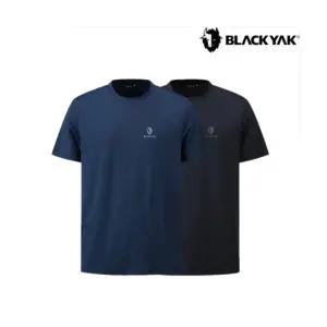 [롯데백화점]블랙야크 남녀 공용 라운드 더블 반팔티 2PACK 라운드티셔츠 1BYRTXU902