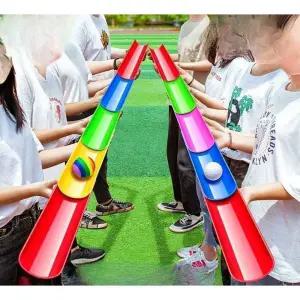 운동회 공 파이프 옮기기 게임 협동 옮기기 릴레이 체육대회 파이프