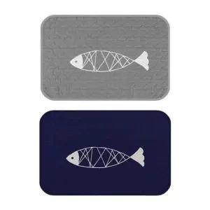 스칸디피쉬퀼트 미니 면발매트 욕실 타월 다용도매트