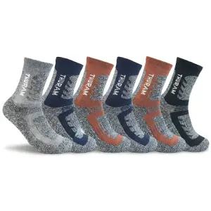 더엘피스 남성 여성 두꺼운 쿠션 작업양말 스포츠 등산양말 6켤레