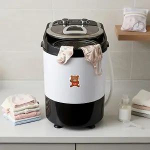 휴앤봇 미니세탁기 2.5kg 초소형 속옷 운동화 양말 행주 작은 세탁기