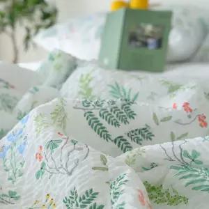 냉감 듀라론 시원한 여름침구 리플 시어서커 이불세트 슈퍼싱글 퀸 차렵이불  SS/Q