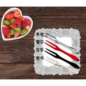 일회용 두날 미니포크 디저트 과일포크 8.5cm 1000개