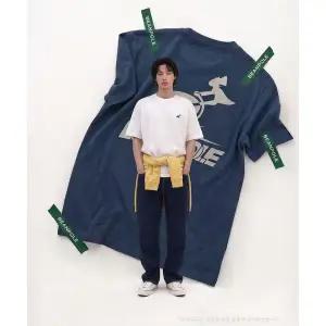 빈폴 BEANPOLE MEN PAPER PRESS X 로고 백프린트 티셔츠 화이트 BC6342K011 311952