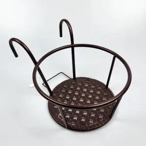 베란다 화분 정리 브라운 철제 화분걸이대 화분받침대 화분받침 화분다이