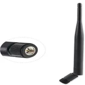 WiFi 안테나 2.4GHz 5dBi SMA 플러그 어댑터 블랙 전방향 802.11n / b/g WLAN 카드 PCI 무선 라우터