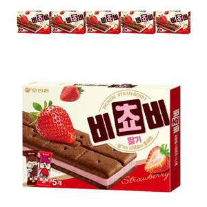오리온 비쵸비 딸기 25g, 5입, 6개