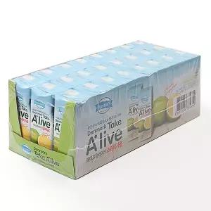 [글로벌푸드][무료배송][Alive]덴마크 얼라이브 주스 (스위티자몽) 200ml x 24개