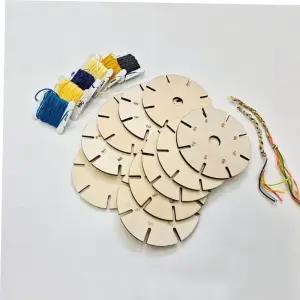 팔찌 매듭공예 8슬롯 DIY 만들기 10개 diy매듭키트 원형틀 세트