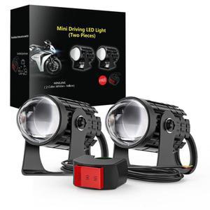 미니 주행등 듀얼 컬러 00W 화이트 4LED 트럭 램프 Style 작업등 방향지시등