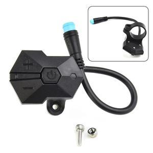 BAFANG 미드 드라이브 모터 키트용 전기 자전거 디스플레이 컨트롤러 단추4 핀 스위치스쿠터 사이클링 액세