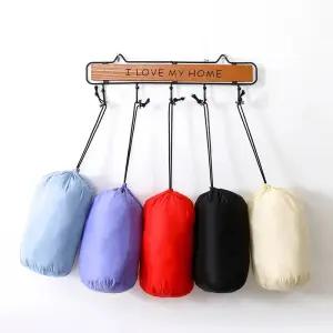 부직포가방 방수 방진 천 다운 재킷 의류 보관 가방 컨벤션 접이식 졸라 끈 주머니