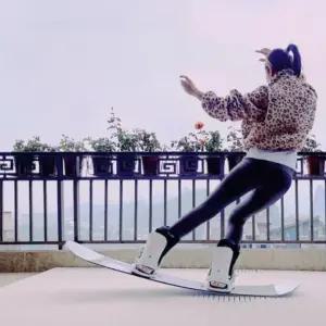 트릭 스노우보드 연습 기초 매트 스키 데크 훈련용 보드 초급자 플랫 패드 일반형