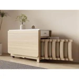 식탁 접이식 아일랜드 베이킹 주방대 확장 협탁 다용도 간이 수납 이동식 좁은집