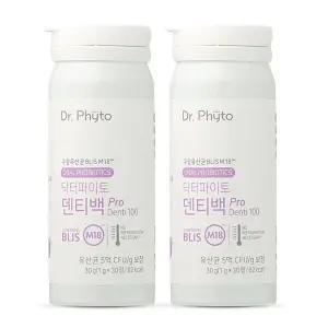 닥터파이토 덴티백 프로 구강유산균 M18 60정 (2BOX)