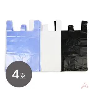 마트 손잡이 일반봉투 4호 대용량 과일 비닐봉지 100매 33X55CM