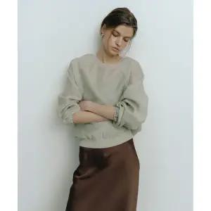 셉렙샵 에디션 CELEBSHOP EDITION 26SS 린넨블렌디드 시스루 맨투맨이너탑 2079463048 384345