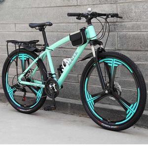 MACCE 산악 자전거 검정색 26인치 24인치 성인 스포크휠 청소년 24단