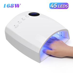 DianaBeauty UV LED 네일 램프 4가지 타이머 모드가 있는 충전식 무선 건조기 7500mAh 배터리가 전문 매니