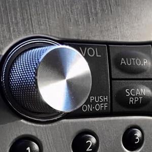 알루미늄 합금 내비게이션 볼륨 스위치 노브 라디오 및 A/C 인피니티 G25 G35 G37 Fx35 용