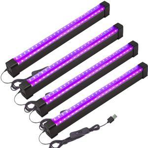 B UV LED 블랙 라이트 T5 바 395nm 400nm 형광 파티 디스코 자외선 램프 튜브 스트립