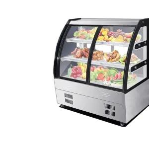 냉장 반찬 쇼케이스 투명 진열 냉장고 식당 카페 후면도어형