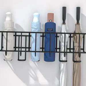 현관 우산 꽂이 벽걸이 접이식 정리대 현관 우산 걸이 보관대 보관함 거치대 수납함 다용도 가방 열쇠 후크