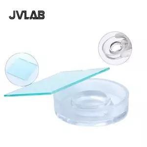 두꺼운 확산 접시  고온 저항성 토양 및 생물학적 모니터링 실험실 유리 제품 JVLAB용 산성 알칼리 방지