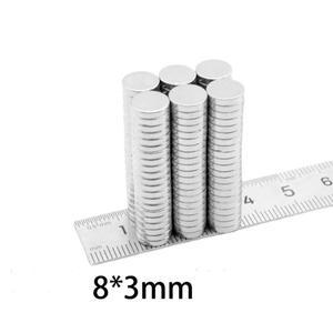 50개 8mm x 2mm/3mm/5mm 원형 자석 - DIY, 공예 및 산업용 디스크 자석