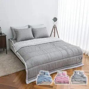 [에이치플러스몰]TBZ 리즐드 소프트 마이크로 간절기 이불Q 핑크