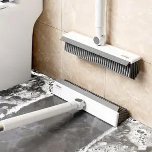 욕실 회전청소솔 바닥 청소솔 V자형 모서리 틈새 스퀴지 브러쉬