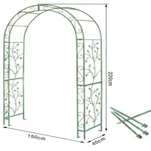 장미터널 아치돔 대문 울타리 대형 식물 웨딩 아치형 지지대 아치 펜스 조경 엔틱