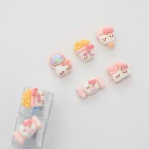 키캡키링 만들기 키보드 파츠 고양이 과자 B3