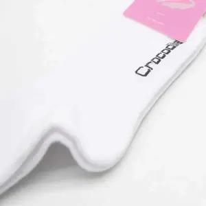 여성 5켤레 중목양말 흰색 여자운동화양말