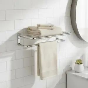 [SBD] 욕실 벽걸이 국산 정리선반 일자선반 1단 스테인리스 52.5cm 수납대