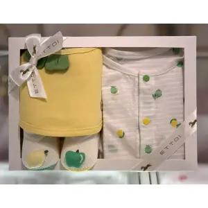 [에뜨와](천안아산점) (출산백일선물)데니반소바디수트X턱받이X양말세트 (07T084201S2)