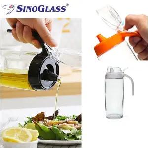 시노글라스 원터치 유리 오일병 500ml 1P 주방용품 밀폐용기 병 유리병