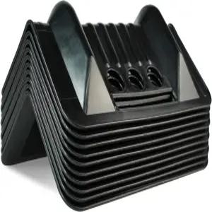 JUCHEN 플랫베드 가장자리 보호기 모서리 타이 다운 액세서리 플라스틱 화물 마모 및 찢어짐으로부터 보호