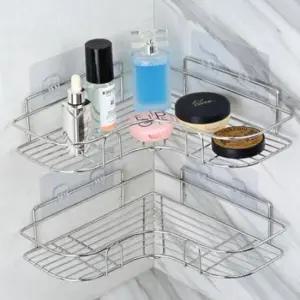 [SBD] 주방 욕실 양념통 코너 선반 철제 트레이 사각지대