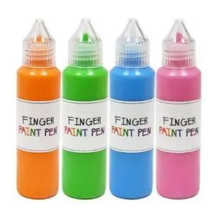 핑거 페인트펜 프리지아 세트 (50ml x 4색)