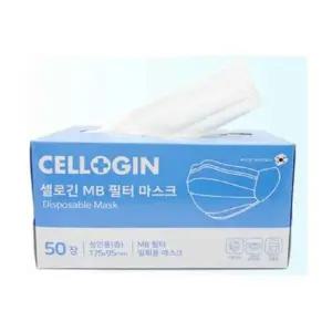 셀로긴 MB필터 일회용 3겹 마스크 50매 일회용 마스크 일회용마스크