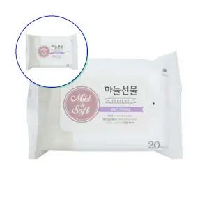 쌍문상회 지금 필요한 위생필수 물티슈 20매 여행용 리필 일회용 휴대용
